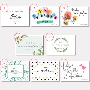 Személyre szóló üdvözlőlap