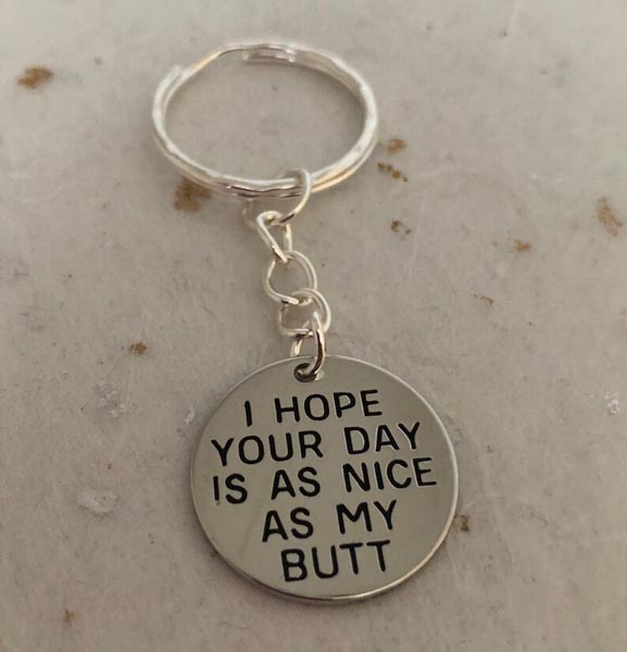 kovinski obesek za ključe