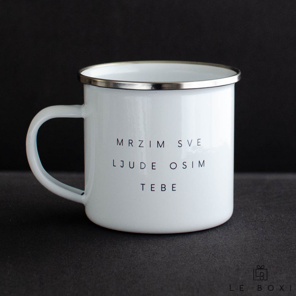 Šalica »Mrzim sve ljude osim tebe«